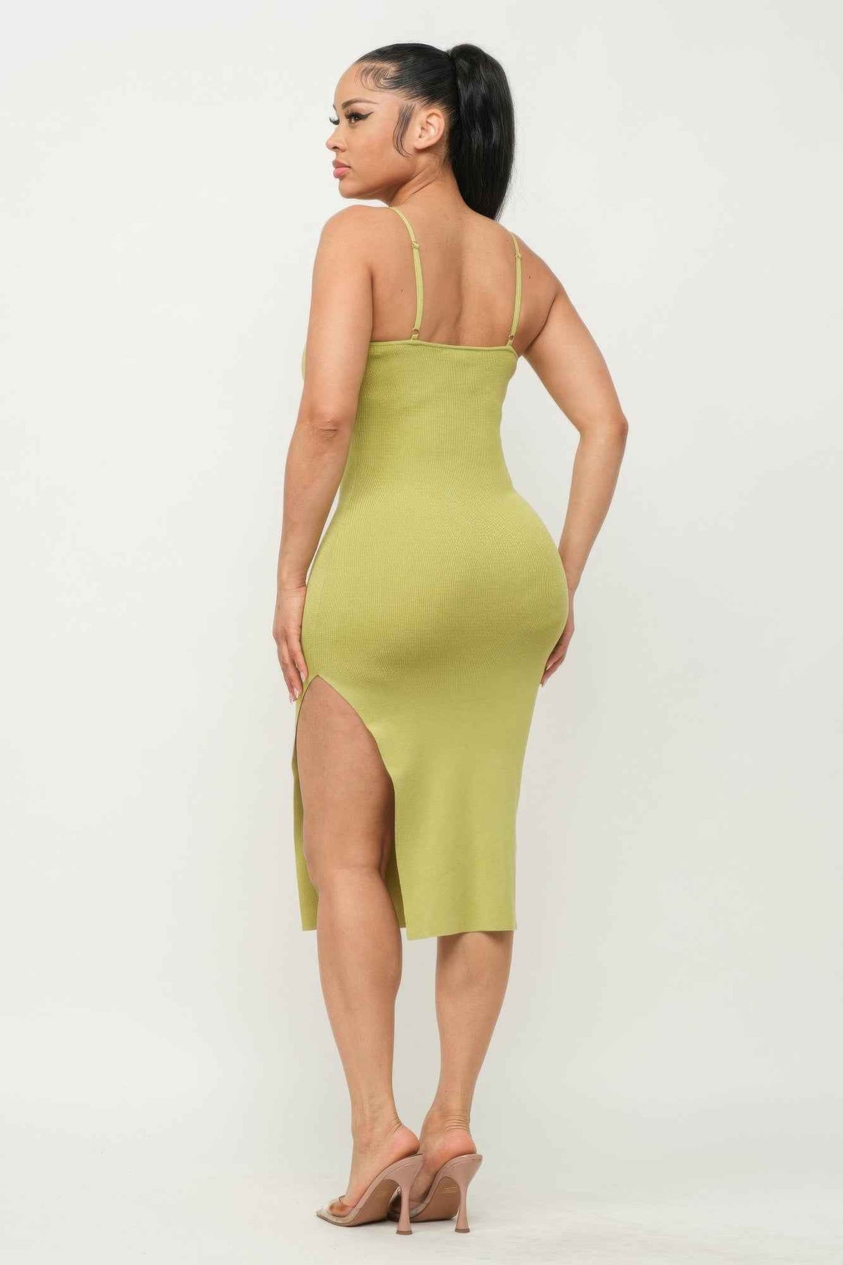 Side Slit Cami Dress