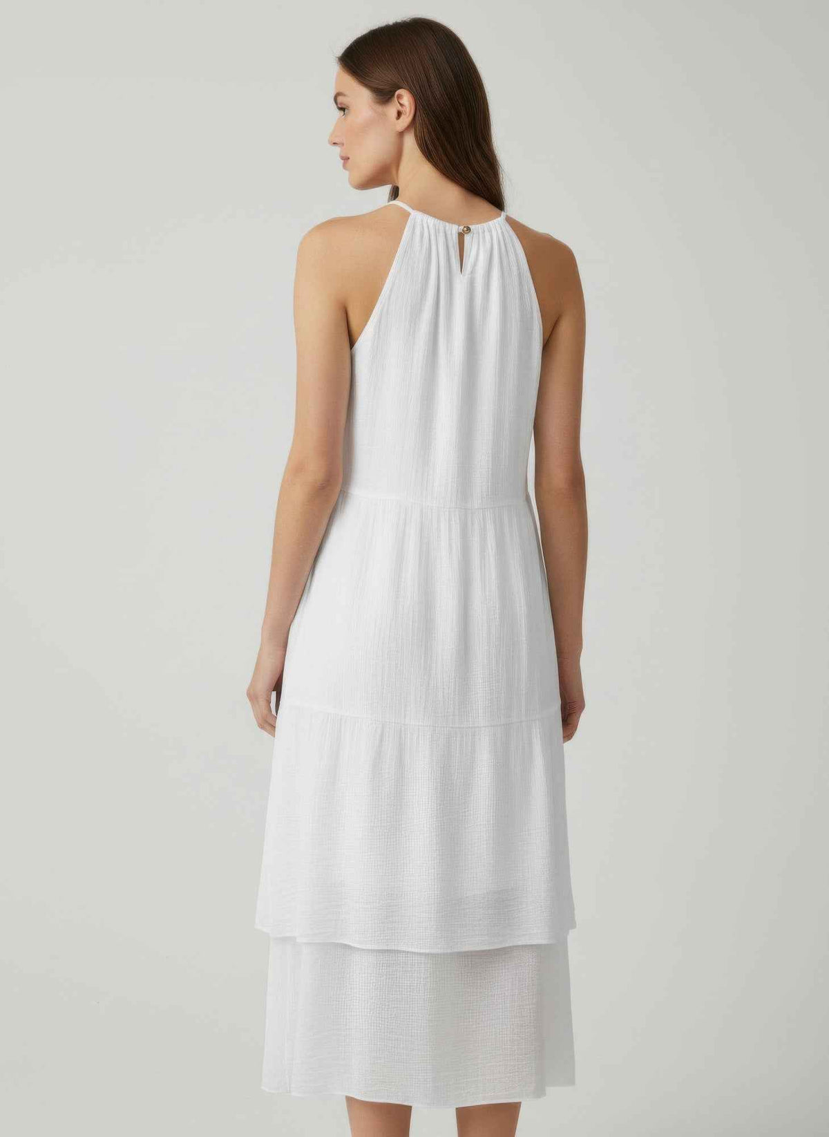 Mlle Gabrielle Solid Sleeveless Dress