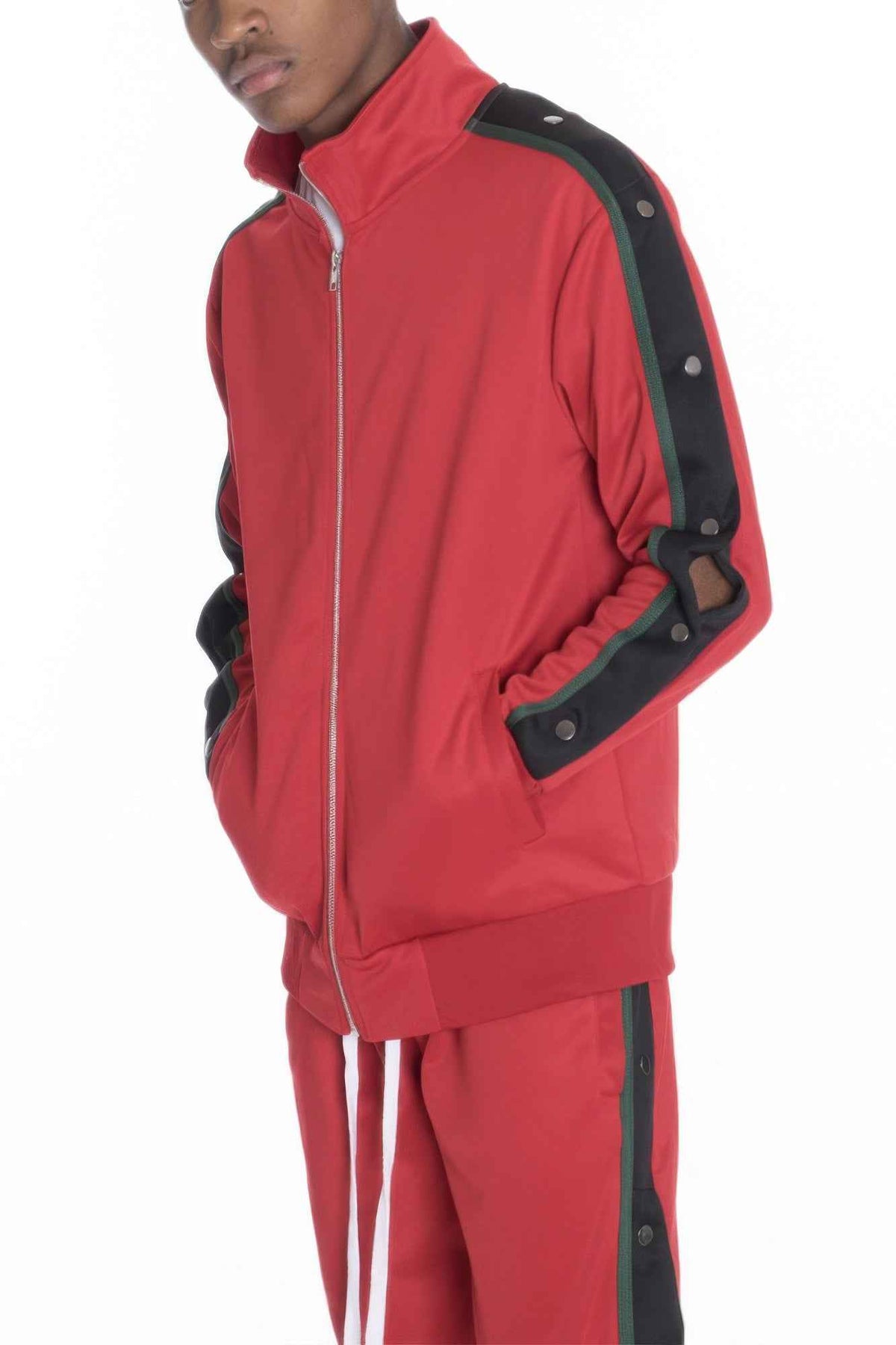 Snap Button Track Jacket