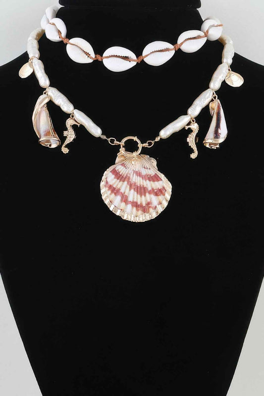 Under The Sea Double Charm Necklace