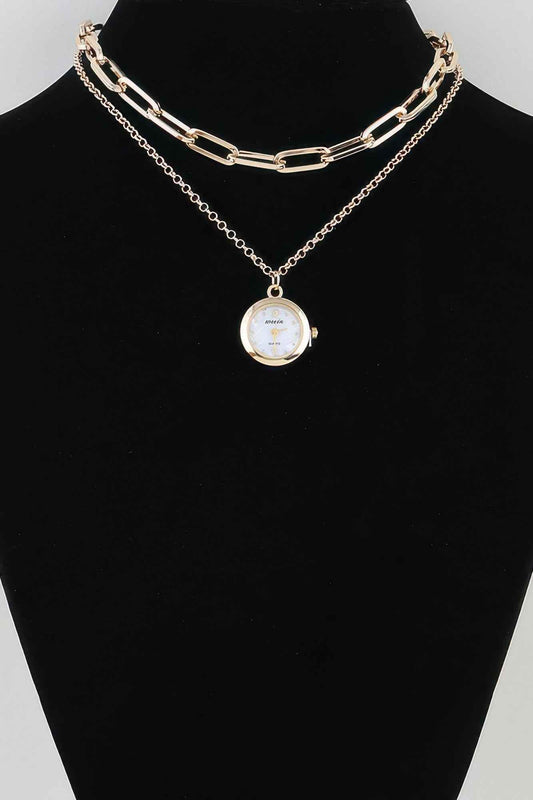 Classic Pocket Watch Chain Necklace